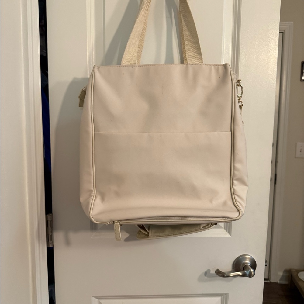 BEIS Light Cream Vertical Tote - Picture 3 of 6